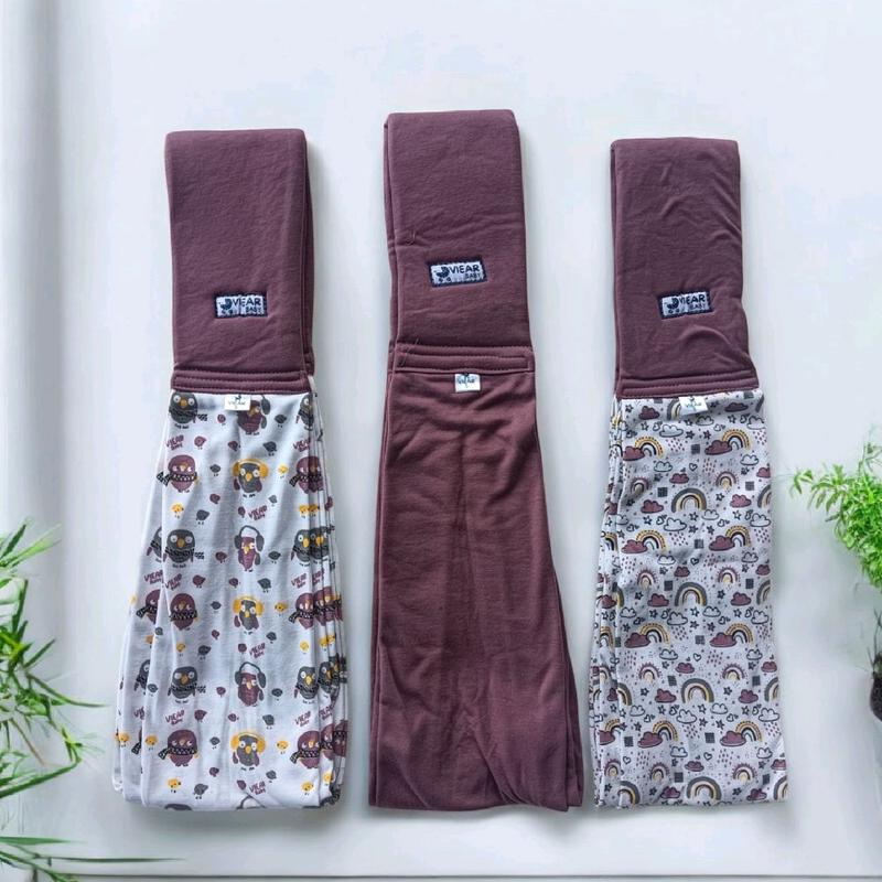 3 pcs gendongan samping bayi/geos busa anti pegal SNI viearbaby 2
