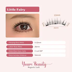 LITTLE FAIRY Bulu Mata Magnetic Premium [Tanpa Lem] - Yours Beauty Eyelashes Bulumata