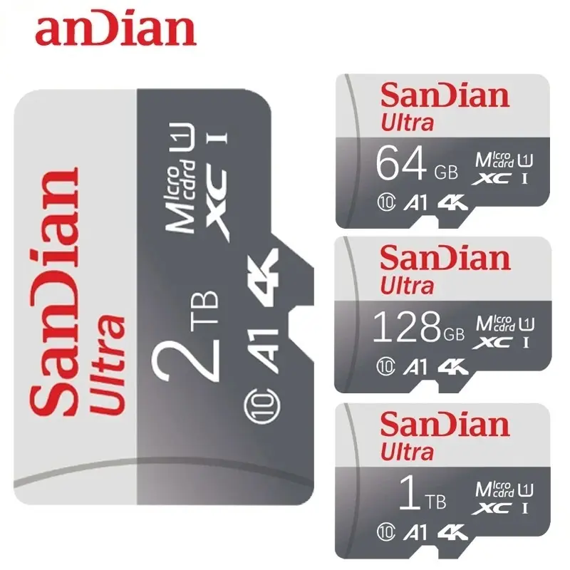 Flash Memory Card 512GB 2TB 1TB Micro TF SD Card 256GB Mini SD Cards UHS-1 SD Memory Card 64GB 128GB For Phone Camera micro  sd