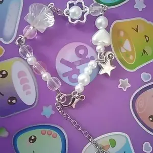 ￼[GKK001] 1pcs - Gelang Manik Kawat Silver Premium / Beads Korean series / Best seller / new