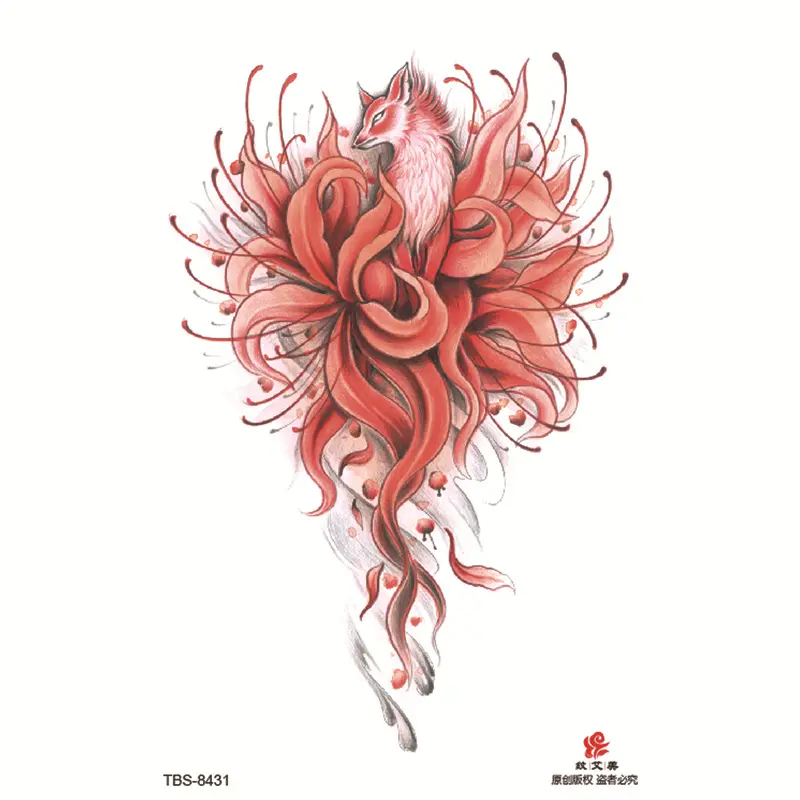 Stiker Tato Tahan Air dengan Simbol Totem untuk Seluruh Lengan Bawah Tampilan Seragam dan Unik Stiker Tato Tahan Air dengan Simbol Totem untuk Seluruh Lengan Bawah Tampilan Seragam dan Unik