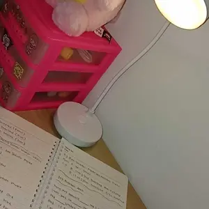 Lampu Belajar Tricolour Sentuh 3 Warna Baca Meja Kerja Duduk 2000mAh Lampu Tidur Wireless Lampu
