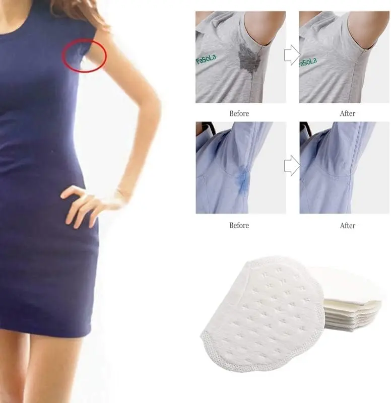 Wholesale underarm sweat-absorbing stickers, antiperspirant stickers, effective sweat-absorbing stickers, non-woven sweat-absorbing stickers, sweat pads 2 pieces