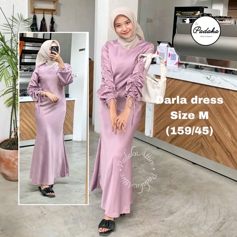 Darla dress kondangan wanita baju wisuda perpisahan ootd bridesmaids 2