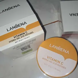 [OFFICIAL][BPOM] Lanbena Patch Mata Kolagen 60 Pcs+FREE Retinol Cream Sample [1pair]! Mencerahkan Melembabkan Anti-Kerut Anti-Aging Remove Dark Circles Kantung Mata Acid Black Eye Kering