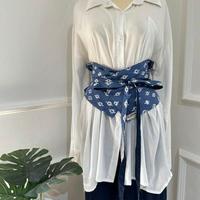 Gambar Delova Wardrobe - OBI BELT Motif Premium Jumputan [JUMBO] [BB<90] - Obi Premium Black dari Delova Wardrobe Kab. Bantul 3 Tokopedia