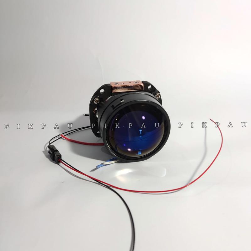 PAKET BUNDLING Lampu Utama Biled CR7 C2 Gen 2 Original Golden Shell Blue Lens Plus Devil Eye Premium Biled Flat Cut High Low 2