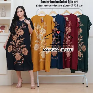 Daster Wanita Kekinian Rayon LD 120 Marsha Outfit