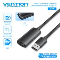 Gambar Vention Kabel Perpanjangan Extension USB A 2.0 Male to Female with Type C Power Supply - CBK, 5 Meter dari Vention Authorized Store Kota Administrasi Jakarta Barat 1 Tokopedia