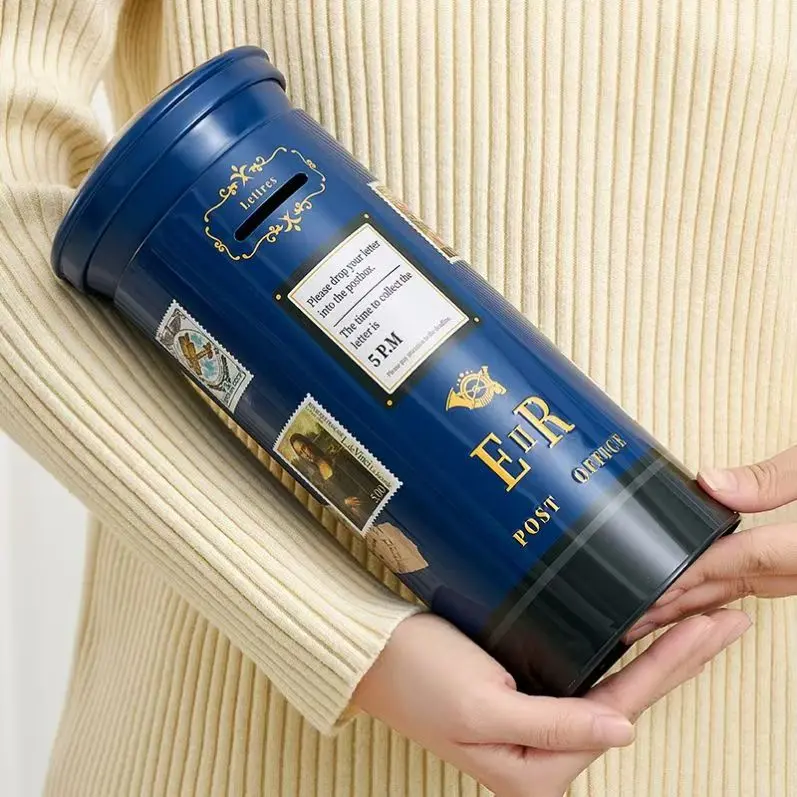 Piggy bank adult model 2024 new piggy bank can store and retrieve adult ornaments high-end change coins for children Decor