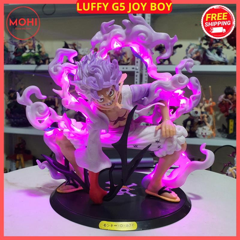  Mô hình Luffy Gear 5 Nika Joy Boy bản cao cấp tư thế chiến đấu cao 20cm - One Piece Đồ Chơi Toy Anime Decor Sưu tầm 
