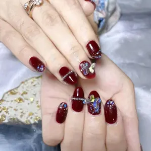 Vaian 4 TIDAK PO Press On Nail (KODE SALE) TERMURAH Tidak ganti Warna