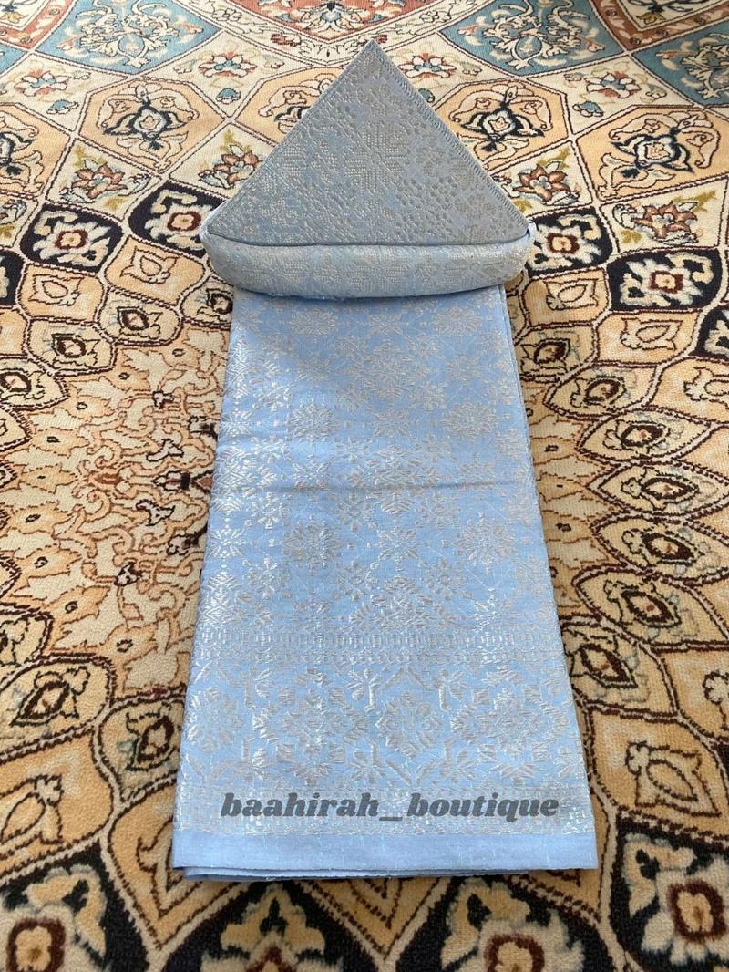 Product Introduction of Tanjak Dan Rumpak Dewasa Sarung Songket Khas Palembang Asli Adat Melayu Riau Malaysia Modern Mewah 3