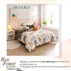 Sprei Motif Karakter Anak Kids Forest Ukuran Lengkap