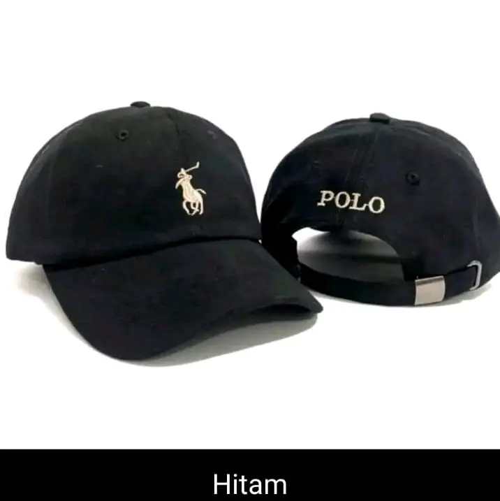 Topi Baseball Bordir Polo. Topi Pria Dan Wanita. Topi Distro Keren Bordir Polo Bahan Rafel