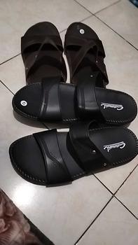 Product Review of SANDAL PRIA COWOK CASUAL BELI 1 GRATIS 1  PROMO Sendal Slop Kulit Pria Japit Slop Selop Jepit from H**h 1