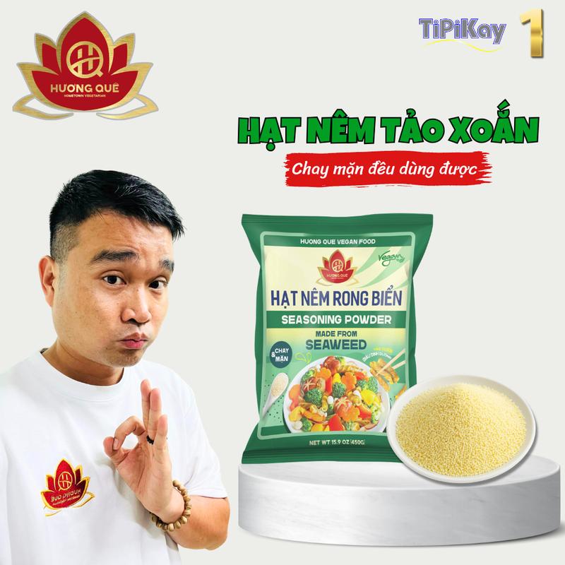 TiPiKay Shop 1 - Hạt Nêm Tảo Xoắn Chile 450g - Chay Mặn Đều Dùng Được