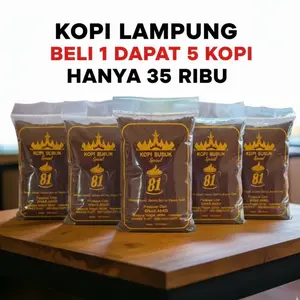 PAKET HEMAT isi 5pcs Kopi Spesial Kopi Lampung Spesial Robusta 200gr