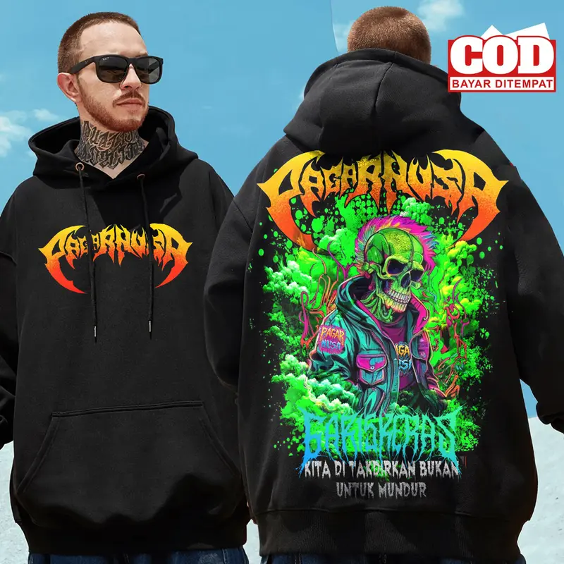 jaket PAGAR NUSA jaket hoodie full colour/full gambar desain terbaru cocok dipakai untuk penrus generasi PAGAR NUSA 1