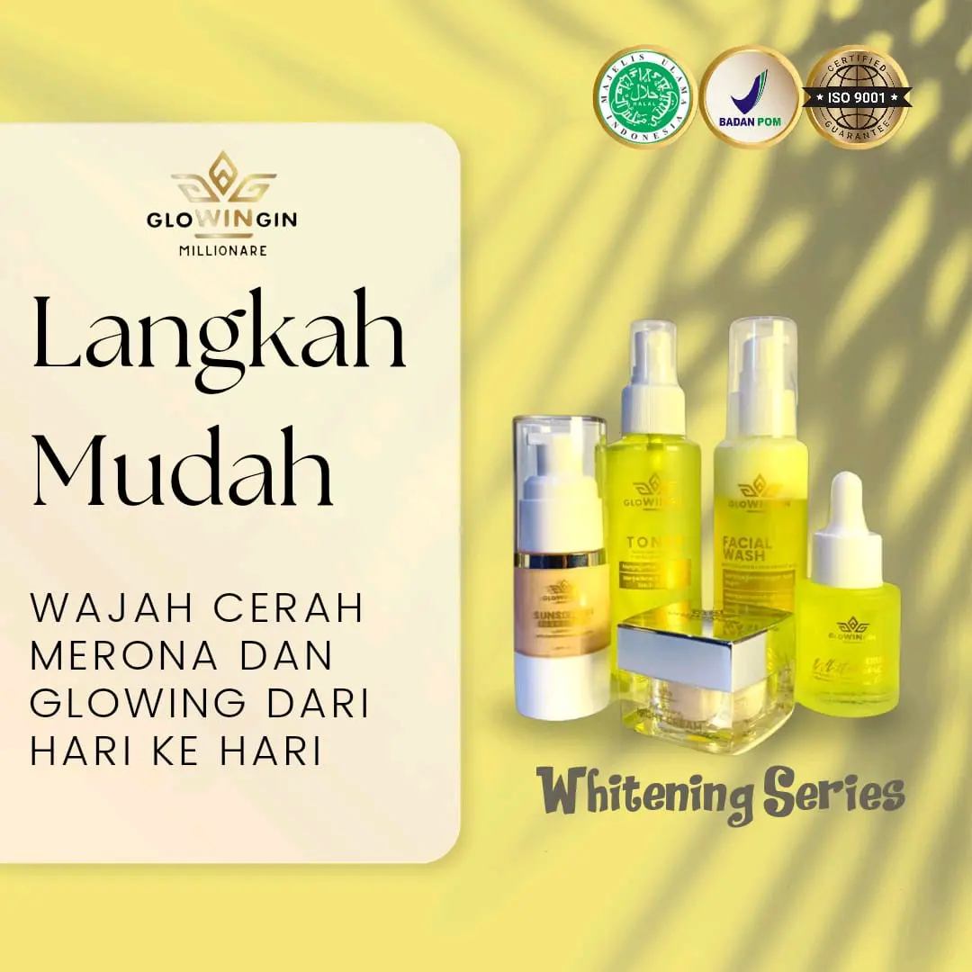 Glowingin Skincare Mencerahkan Wajah Hitam