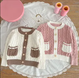 Candy Knit Princess | Sweater Rajut Anak| Cardigan Rajut Anak Ratu  / Cardigan Anak 1-12 Tahun Knitted Cardigan Infant