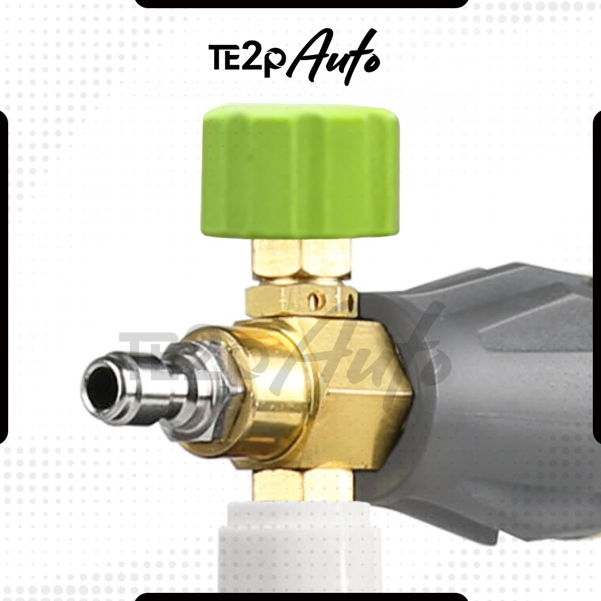 Te2p Auto Foam lance Airless Pump 120ML 8.5 Quick Release Adaptor 1/4" Tersedia 2 Varian Untuk Mesin Home Series & Prof Series - Botol Snow Foam Cannon Penghasil Salju Shampoo Mobil Kendaraan Untuk Mesin High Pressure Washer Jet Cleaner - Tabung Salju