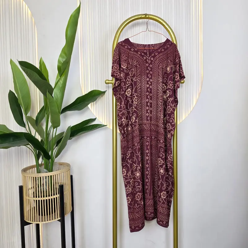 Daster Lowo Temanggung Jumbo Rayon Tebal Premium Busui Nyaman Adem 1
