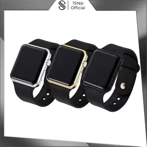 1Step LED Watch - Jam Tangan Digital Pria & Wanita - Strap Rubber JT053