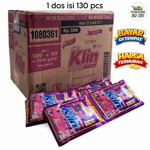 So Klin Liquid 1 Dos Isi 130 Pcs termurah  Detergent