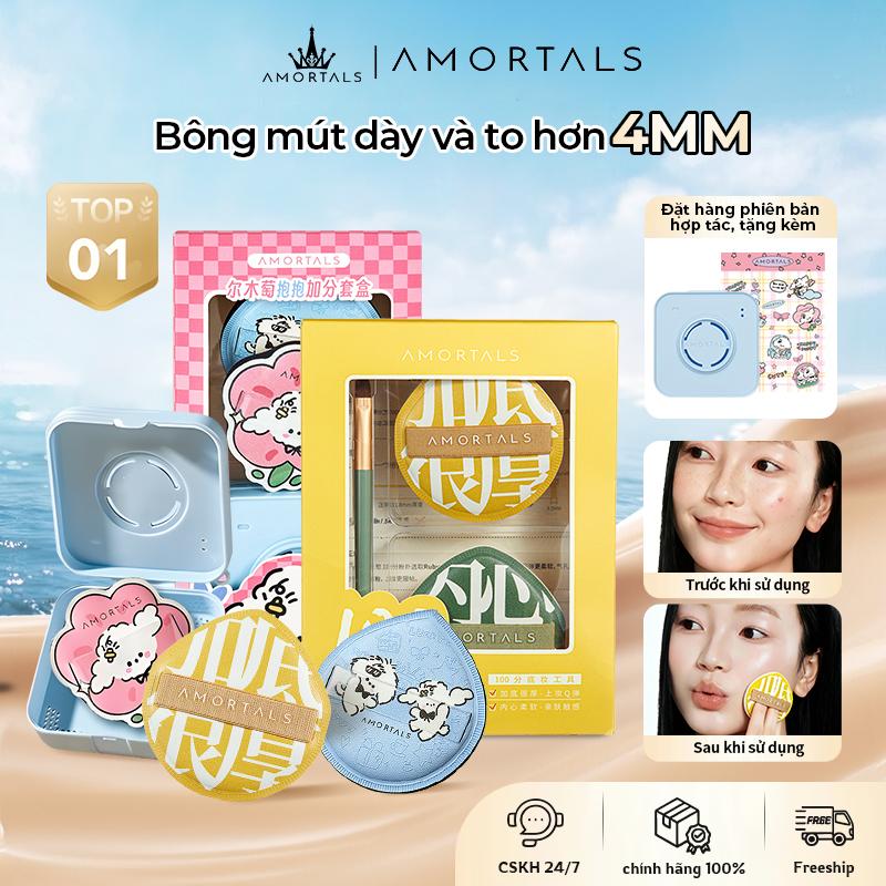  Bộ Mút Trang Điểm Amortals 100 Điểm Mút Mỹ Phẩm Mềm Mút Đánh Phấn Dụng Cụ Bọt Biển Để Trang Điểm 