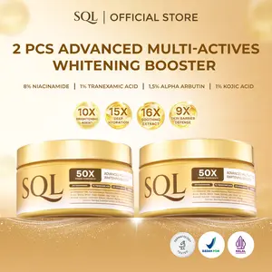 BUNDLING 2 PCS SQL Advanced Multi-Actives Whitening Booster dengan 50X Power Ingredients Tekstur Ringan & Aroma Tahan Lama untuk Kulit Cerah dan Sehat - Mencerahkan