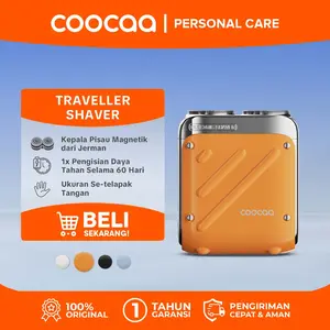 Coocaa Traveller Shaver -Alat Cukur Elektrik Alat Cukur Kumis Jenggot Portable Slim Waterproof