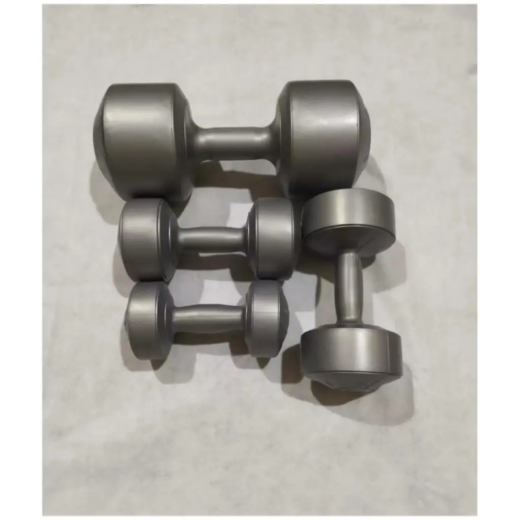 POTENCE BARBEL DUMBELL KOSONGAN / DUMBEL TANPA ISI (TERMASUK TUTUP) WARNA SILVER 1 PCS