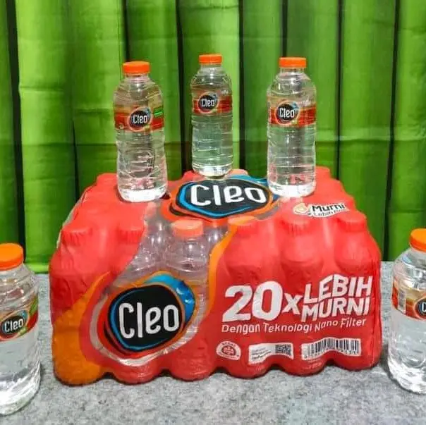 Air Mineral Cleo Mini 220ml - 24 Botol per Dus 1