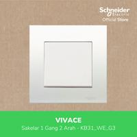 Gambar Schneider Electric Vivace Saklar Lampu - 1 Gang 2 Arah - KB31_WE_G3 dari Schneider Electric Indonesia Kab. Bekasi 1 Tokopedia