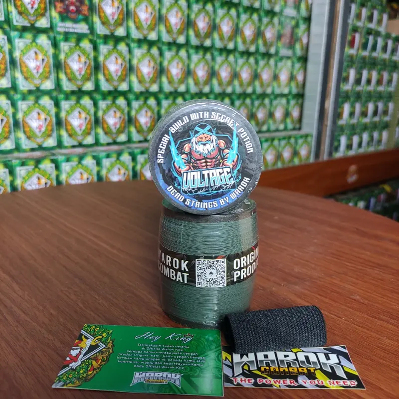 Gelasan Warok matot VOLTAGE bahan putih 1200 yard by warok kite 4