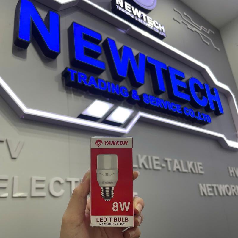 Đèn LED T-BULB YANKON 8W model YTT45Z1 chân E27 màu trắng