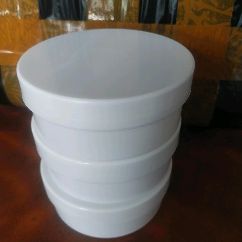 [20 Pcs] Pot Lulur Kosong 250 Gram Warna Putih 7