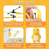 Gambar Lele Toys Helikopter Mainan Terbang Karakter Nailong Lucu Dua Mode Kontrol Gestur Tangan dan Remote 2.4G Isi Ulang USB Desain Menarik Koleksi Mainan Anak Usia 6+ Tahun - Mode Sensor Tunggal dari LeLe Toys Online Mall Kab. Tangerang 4 Tokopedia