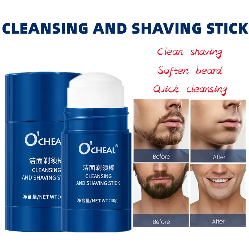 Cleanser Shaving Stick Men's Care Foam Softens Beard Manual Shave Shaving Cream Gel
