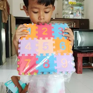 Matras Abjad Mini 8x8 isi 36pcs Tebal 1 Cm  / Alas Lantai / Playmat / Tikar / Karpet / Alas Bermain anak/ puzzle lantai / playmate