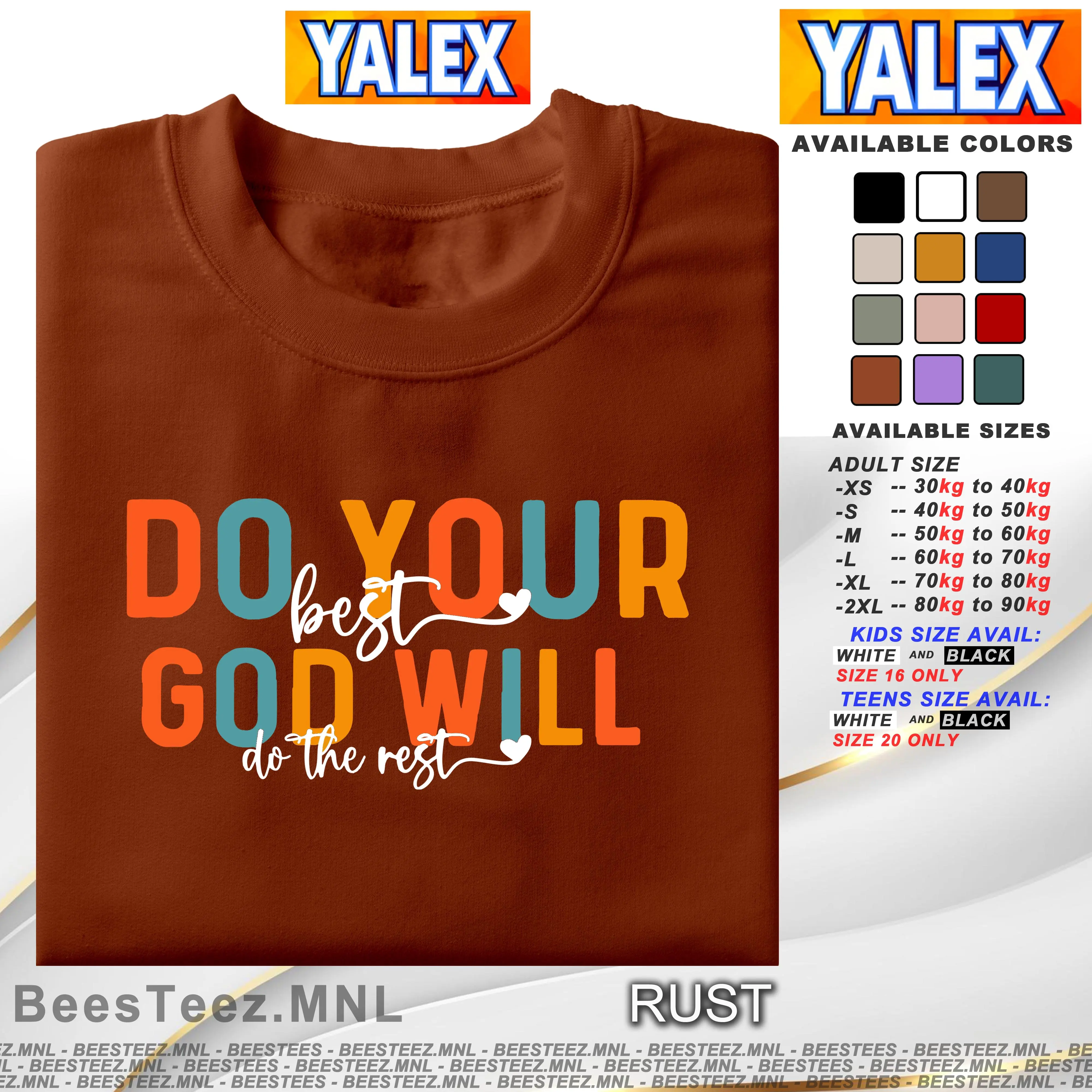 DoYourbest Minimalist Statement Print Tshirt Unisex for men and women