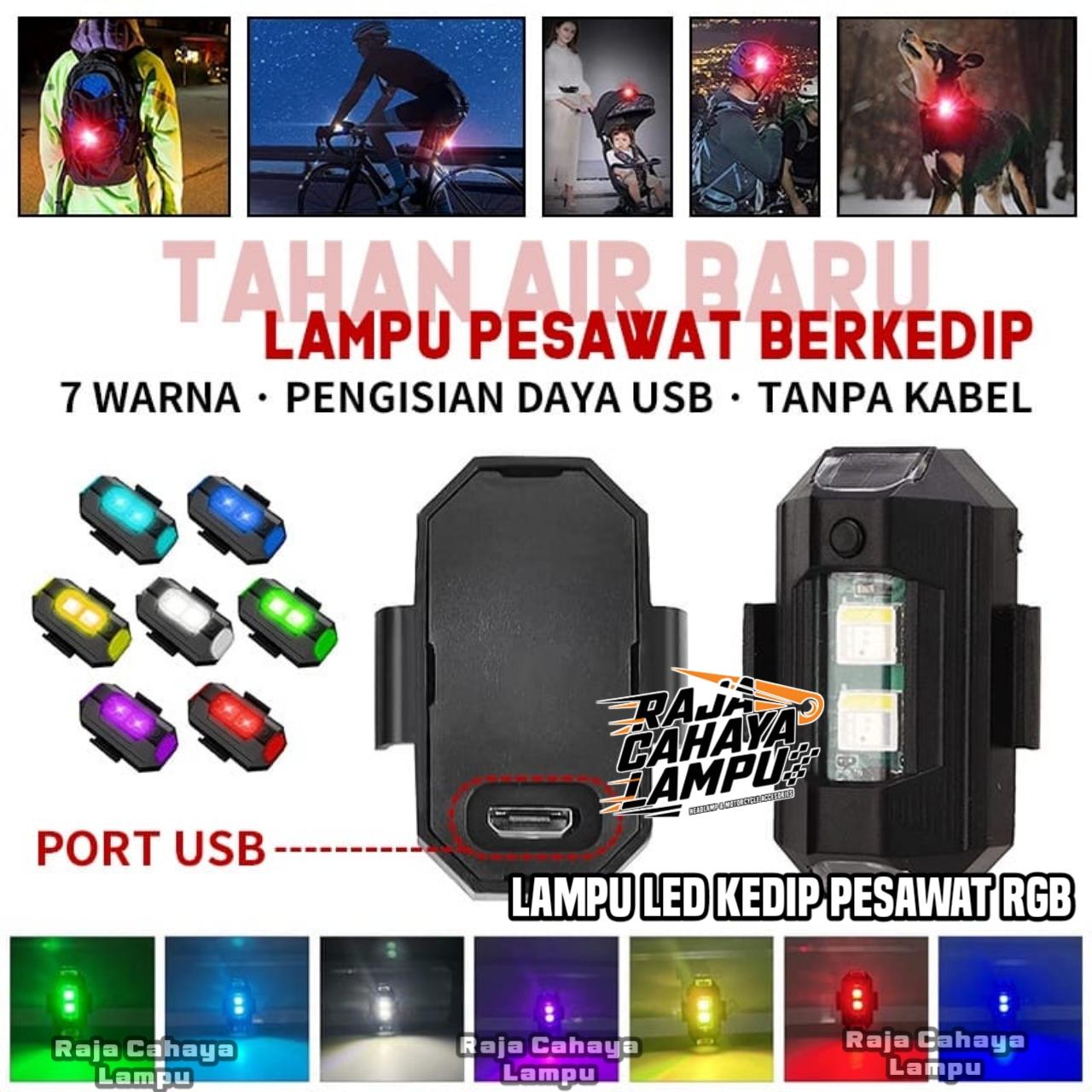 Lampu Pesawat Strobo LED 7 Warna 31 Mode Universal Anti Air Anti Tabrakan Untuk Lampu Drone/Pesawat Lampu Pesawat Strobo LED 7 Warna 31 Mode Universal Anti Air Anti Tabrakan Untuk Lampu Drone/Pesawat