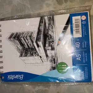 Bantex Sketch Book / Buku Gambar Sketsa Tebal 160gr Spiral + Tear Line A3 A4 A5 40 Lembar BK100X