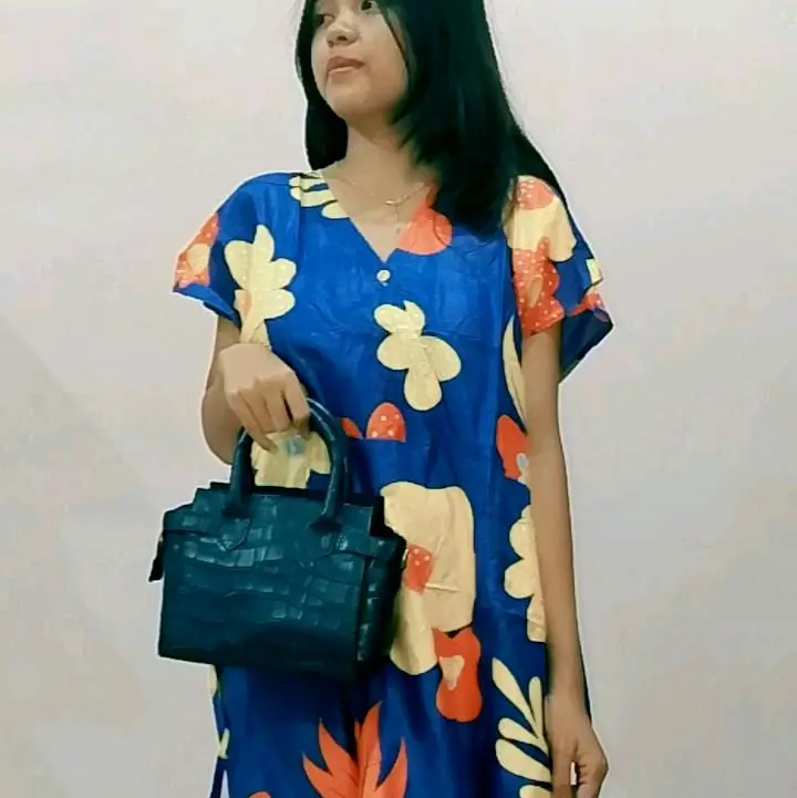100RB DPT 4PCS PAKET HEMAR DASTER KIMONO VIRAL TERBARU Wanita Baju Panjang Dress Tidur Rayon Dewasa 1