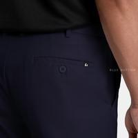 Gambar BLUEBUTTON Trouser Celana Bahan Pria Stretch Celana Ankle Pants Cloud - Navy, 29 dari BlueButton Kota Cimahi 4 Tokopedia