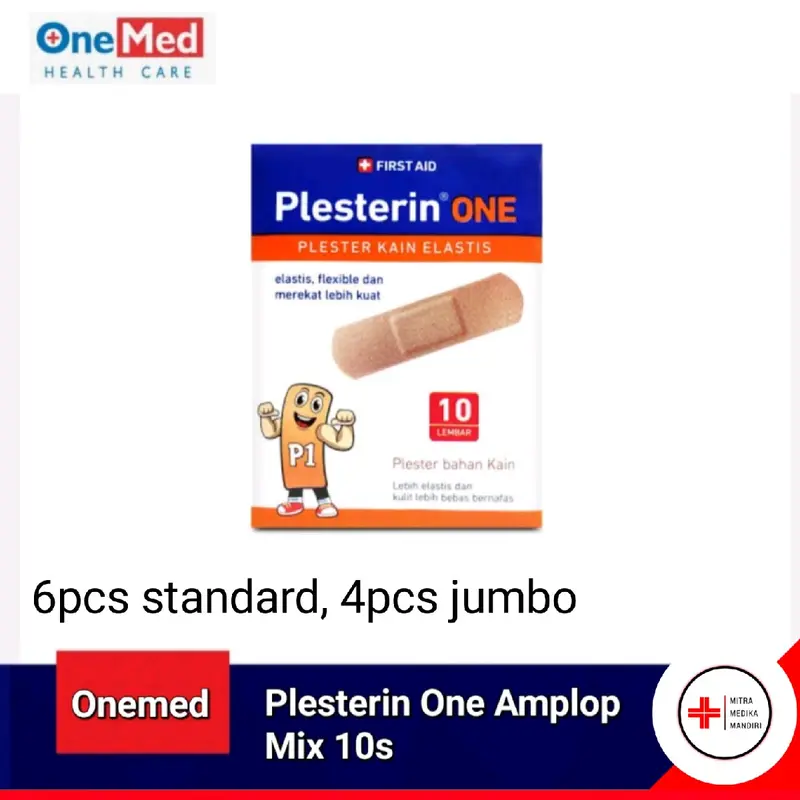 Onemed Plesterin One Amplop Plester Kain Elastis Plester Luka 1