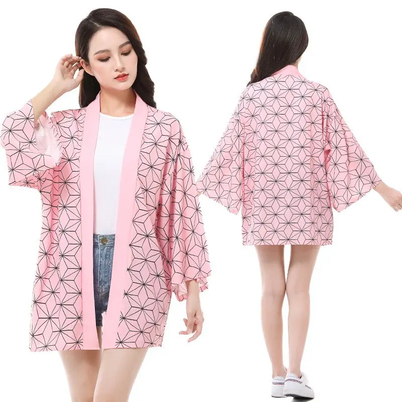Anime Kimetsu No Yaiba Cloak Cos Clothes Halloween Christmas Cosplay Secondary Nezuko Cardigan