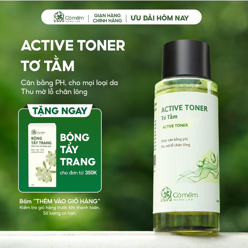 Active Toner Tơ Tằm Dưỡng Ẩm Cho Da Cỏ Mềm 150ml Skincare Làm Đẹp Da Chăm Sóc Da Dưỡng Ẩm Da Dưỡng Da Mặt