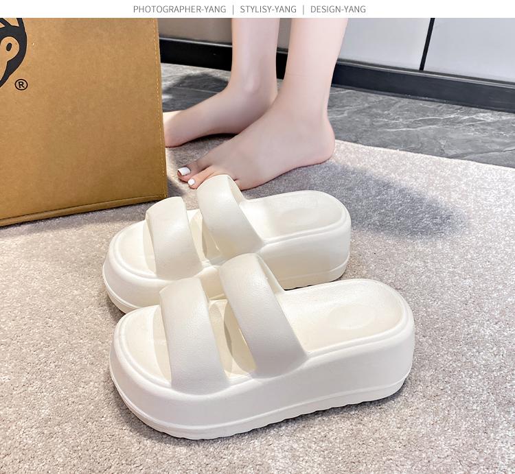 Product Introduction of Dép Cao Gót, Đế Dày, Màu Pastel Dành Cho Nữ, Dép Lê Mùa Hè, Không Trơn Trượt, Có Thể Đeo Ngoài Trời, Phong Cách Mới, 0000 15